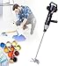 Power Mixer Pneumatic Agitator Clamp-On Drum Agitator Industrial-Grade Pneumatic Shaker Paint Stirring Tool，Pneumatic Paint Mixer 5 Gallon/20L, Adjustable Speed Air Stirrer for Paint Coating