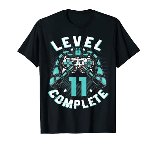nata nel 2010 compleanno 11 anni uomo e donna compleanno 11 anni Regalo per videogiochi video game. 11 compleanno gamer di 11 anni Maglietta. level 11 unlocked birthday gamer shirt