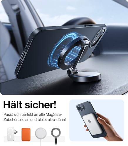 TORRAS Ultra Dünn für iPhone 17e Hülle iPhone 16e Hülle für MagSafe Schwarz – Ansicht 6
