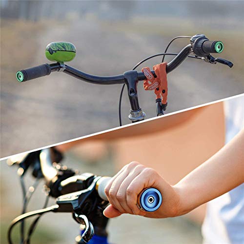 ZOOENIE 1 Pair Bar End Plugs Handlebar End Caps Bicycle Handlebar Plugs for Most Bikes Mountain Bikes, Road Bikes, MTB, BMX (Silver) - Image 2