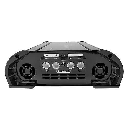 Image of Timpano 5000 Watts Mono Subwoofer Car Audio Amplifier TPT-BASS5000 1 Ohm - 12 Volts 5K Monoblock Class D Car Amp, Built-in Crossover & Bass Boost with Smart Fans
