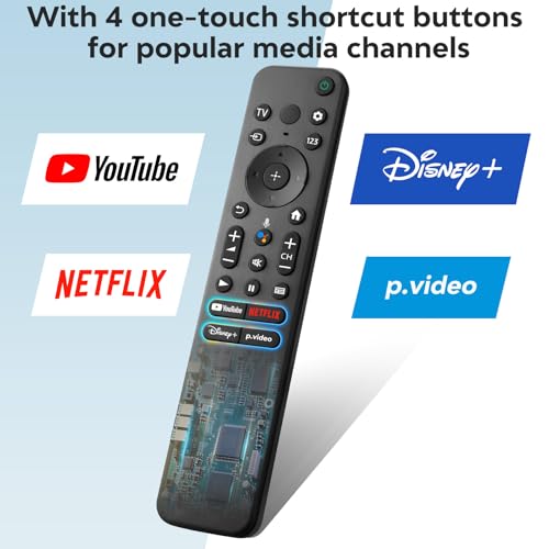 Image of Remote-for-Sony-TV, Voice Replacement Control for Sony Bravia Smart TVs