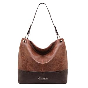 Wrangler Hobo Bags for Women Vegan Leather Top Handle Shoulder Purses and Handbags
