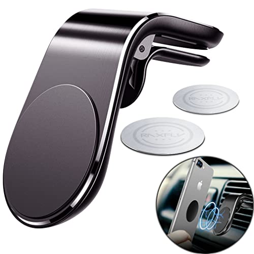 Roceline [Upgraded] Magnetic Phone Holder for car - Black, [5 Neodymium Magnets Support 3.5 to 6.7 inch Size Phones] Dashboar