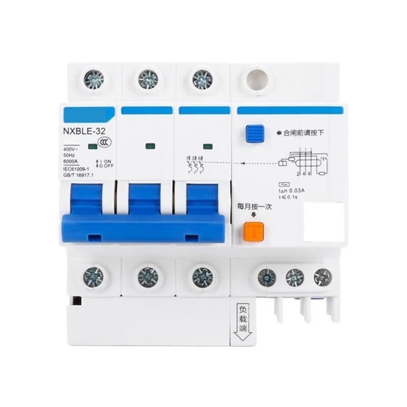 残留電流作動型遮断器；NXBLE-32 3P C16 30mA 6kA