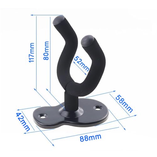 GNAUMORE Support Guitare Mural Noir Accroche,Mural Stand Guitare Pied,Accessoire Guitare Bois Universel,Support Mural Ukulele,Support Guitare Mural,Classique Porte Guitare pour Basses 1PC - Les Beatles, Paul McCartney, John Lennon, RIngo Starr, George Harrison GNAUMORE Support Guitare Mural Noir Accroche,Mural Stand Guitare Pied,Accessoire Guitare Bois Universel,Support Mural Ukulele,Support Guitare Mural,Classique Porte Guitare pour Basses 1PC – Image 5
