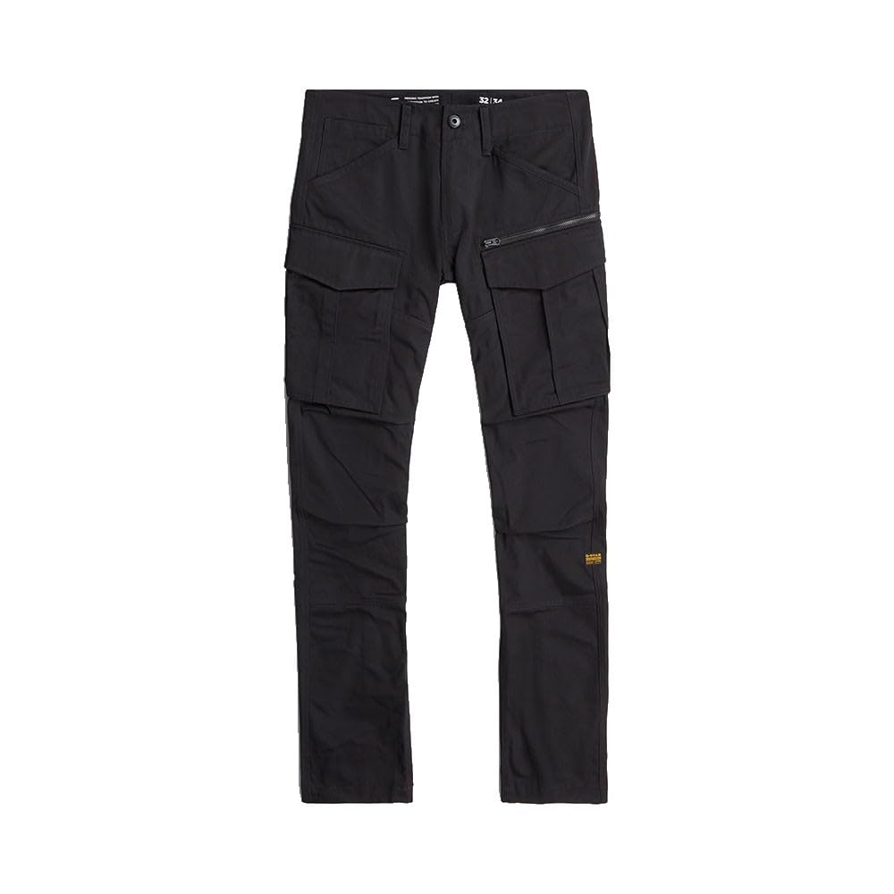 G-STAR Rovic Zip 3D Regular Tapered spodnie, Czarny (Dk Black D02190-e064-6484), 33W / 36L