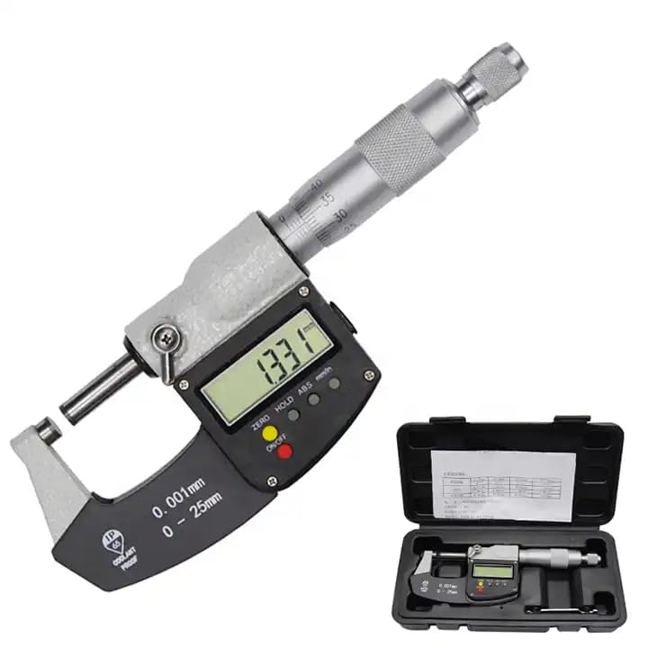 MAVOTANKElectronic Outside Micrometer 0-25 MM Digital Micrometer Screw Gauge 0.01 Mm Digital Micrometer Gauge Meter (Micrometer Screw Gauge)-picture-25