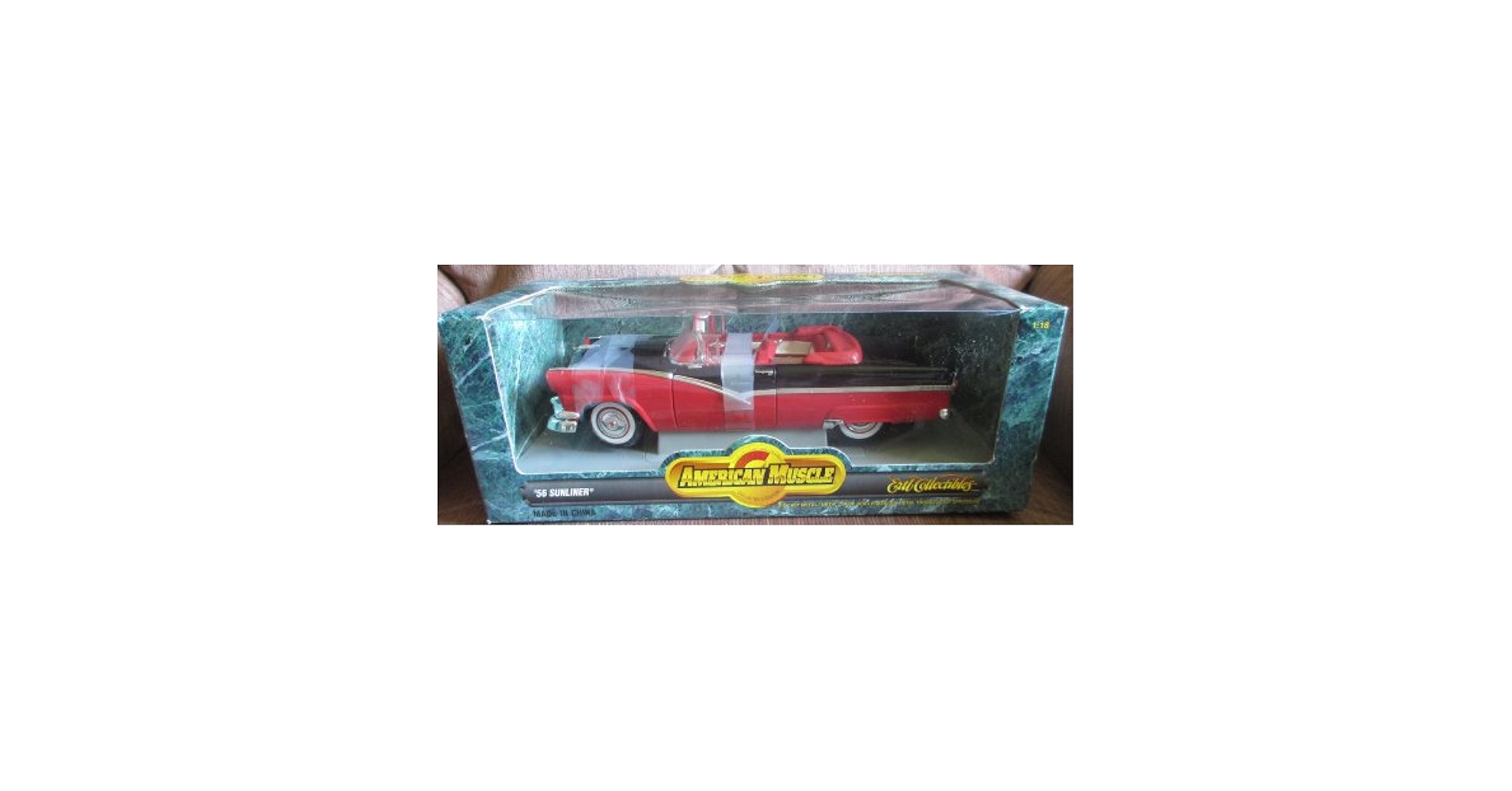 Amazon.com: #7258 Ertl American Muscle '56 Sunliner,Red and