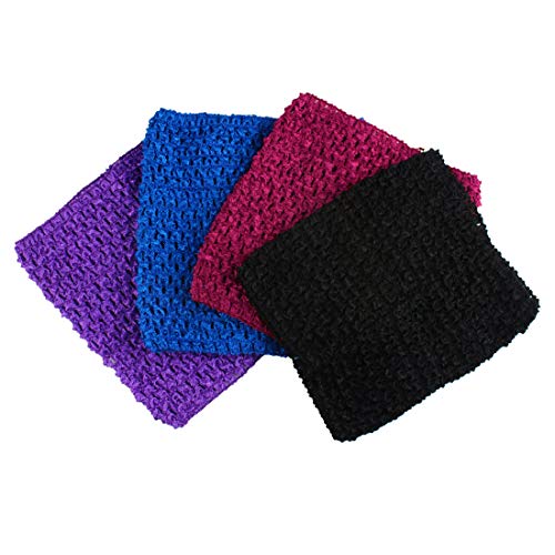 Andux 6 Inch Assorted Colors Baby Girl Crochet...