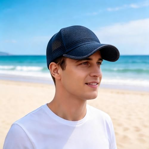 Gorra de malla para béisbol unisex ligera y transpirable miniatura 6