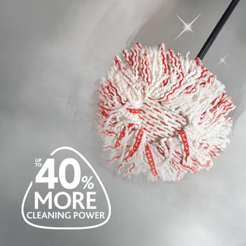 O-Cedar EasyWring Deep Clean Refill (1-Pack) | 40% More Cleaning Power | Microfiber Mop Refill Compatible with O-Cedar EasyWring Spin Mop & Bucket System by O-Cedar - Image 2