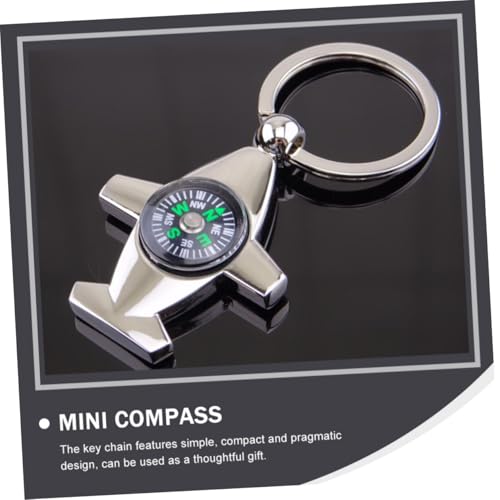 Set 3 brújulas mini para escalar, colgante portátil miniatura 6