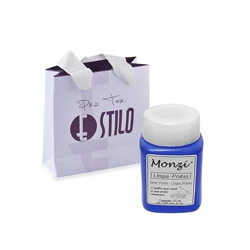 Limpa Joias Monzi Pote Grande Limpador Liquido Monzi 125ml
