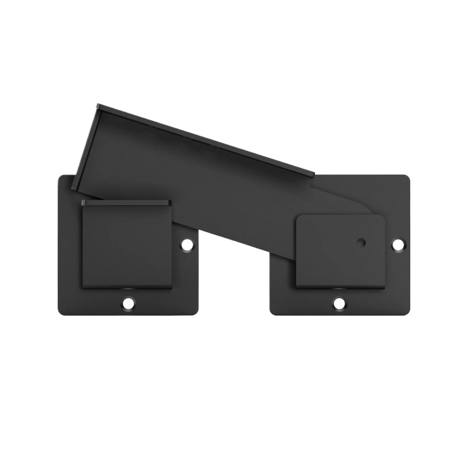 2PCS Black Fence Gate Latch, Garden and Yard Lock with Padlock for Interior