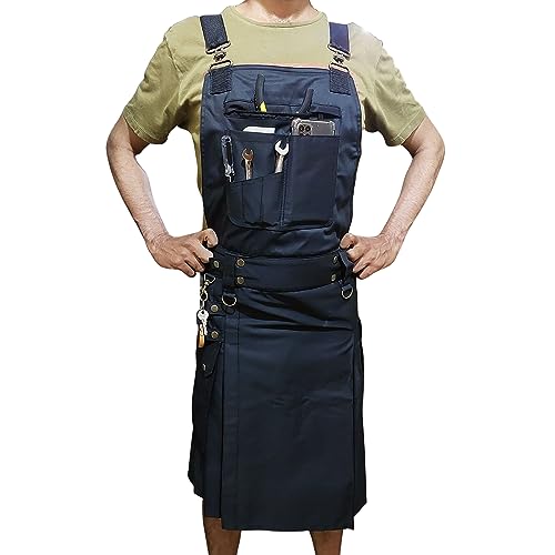 TRUESAGA - Men's Utility Overkilt Black 16Oz Heavy PC Fabric