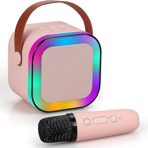 Image of JB'S LAND 2024 Karaoke Machine for Kids with Wireless Mics 4-12 Years Old Girls Birthday Karaoke Toys Gifts for Girls Boys Ages 4, 5, 6, 7, 8, 9, 10, 12 +Year Old Birthday Family Home Christmas Party