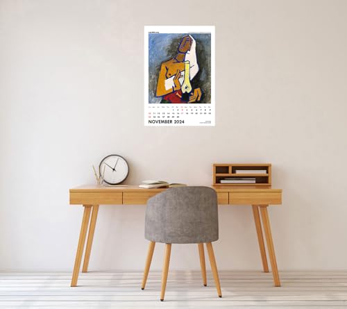 Image of Tallenge - M F Husain - Art By Indian Master - 2024 Wall Calendar - 12 x 17 Inches (Paper, Wall Calendar)