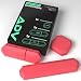 ADV Tennis Vibration Dampener | Set of 3 | Ultimate Shock Absorbers for Racket and Strings | Premium Quality, Durable, and 100% Reliable | Newest Technology (Pink Red)