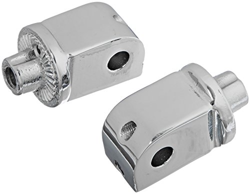 Kuryakyn 8825 Splined Male Mount Peg Adapters for Rear Footpegs and Floorboards: Honda, Yamaha Motorcycles, Chrome, 1 Pair