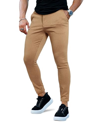 Amazon.com: GINGTTO: Stripe Chinos