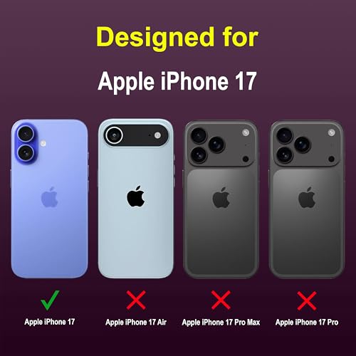 Image of amazon basics Back Case Cover for iPhone 17 | Compatible for iPhone 17 Back Cover | Liquid Silicon Magic Case with Camera Protection | Lavender