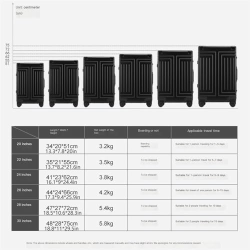 Suitcase All-Aluminum Magnesium Alloy Suitcase Trolley Case Aluminum Frame Anti-Fall Silent Universal Wheel Suitcase Suitcases Large(Color:Silver)2