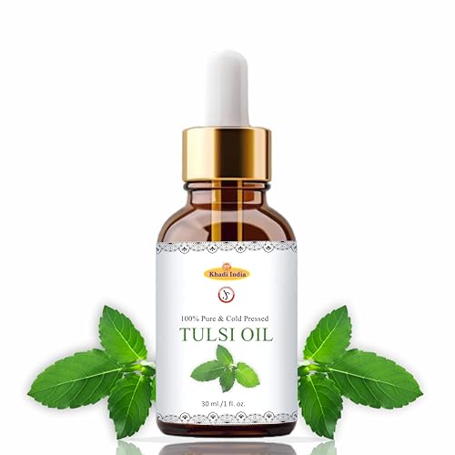 Image of Khadi Pure Coldpressed Tulsi Oil, 30 ml