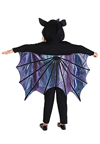 Disfraz Completo de Murciélago Brillante para Niñas miniatura 3