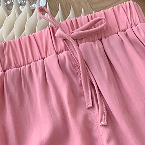 Toddler Girl Pants Elastic Waist Solid 𝐁loomers Pants Harem Pants Loose Casual Baggy Sports Dance Pants3