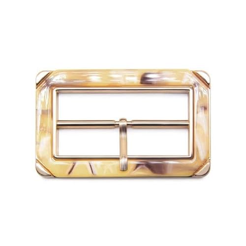 KEWPLW 35/45/50mm Moda Metallo Resina Fibbie per cinture Decorazione Fibbie per donna Cappotto Giacca a vento Accessori per cucire fai da te-Interno 35mm-Colore 7