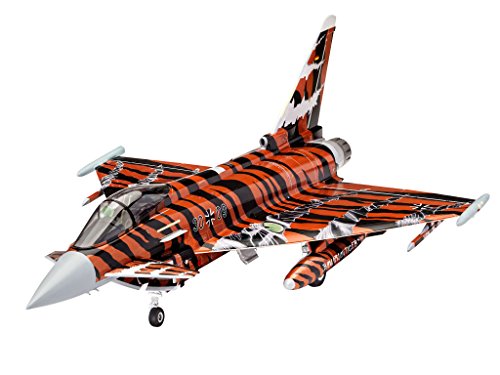 Revell Modellbausatz Flugzeug 1:48 - Eurofighter Typhoon "Bronze Tiger" im Maßstab 1:48, Level 5, originalgetreue Nachbildung mit vielen Details, 03949
