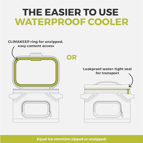 CORE-Magnetic-Leak-Proof-Cooler-with-Waterproof-Zipper-Insulated-Bag-Portable-Ice-Chest-Box-Best-Soft-Cooler-for-Food-Beverages-for-Tailgating-Car-Camping-Travel-and-Family-Beach-Picnics