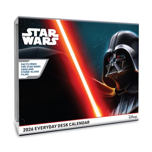 2026 CALENDAR STAR WARS CLASSIC PAGE A DAY DESK BLOCK OFFICIAL PRODUCT