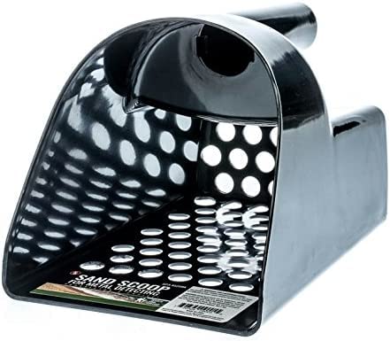 image for Sluice Monkey Metal Detecting Plastic Black Sand Scoop, Hand Trowel, S