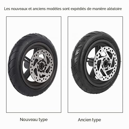 Alomejor Roue Scooter arrière, Absorbant Chocs Confortable Frein Disque 120mm Durable kit Remplacement for déplacement Urbain Loisirs Usage Quotidien