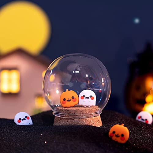 Image of GeekShare Switch Accessories Kawaii Pumpkin Ghost Silicone Thumb Grips & Joystick Covers Compatible with Switch /OLED /Lite (4PCS) - Spooky for Gamers