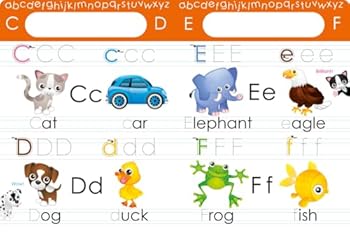 Hardcover Alphabet Little Learning Library - Write & Wipe Activity Kids Books - Childrens Books, Toddler Books Book