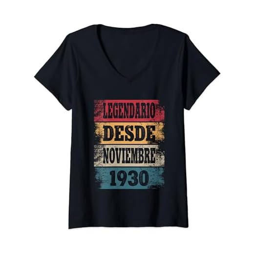 Mujer Legendario Desde Noviembre 1930 - Cumpleaños 94 Años Camiseta Cuello V