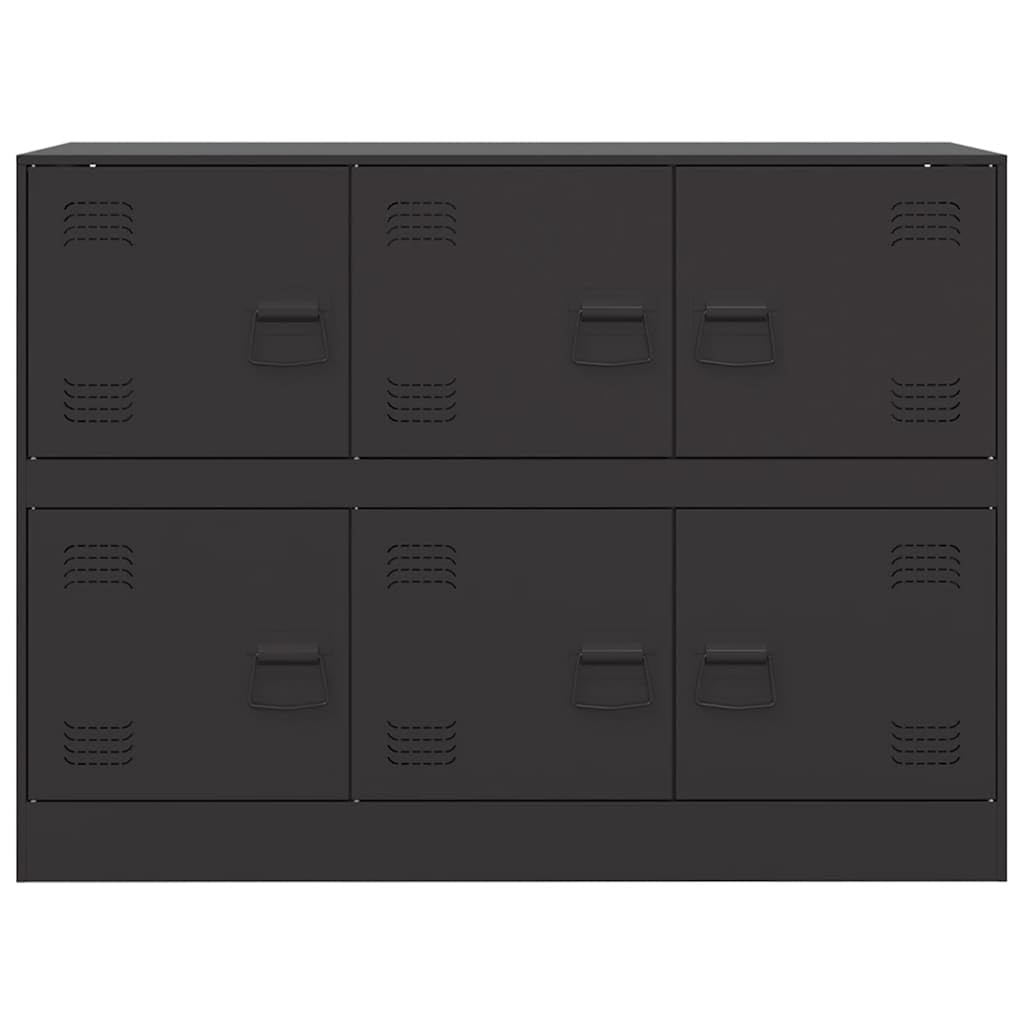 Fengshui Kredens czarny, 99 x 39 x 73 cm, stal