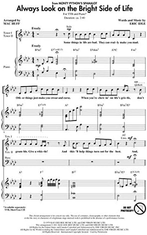 Hal Leonard Always Look on the Bright Side of Life (from Spamalot) ShowTrax CD Arranged by Mac Huff - 1
