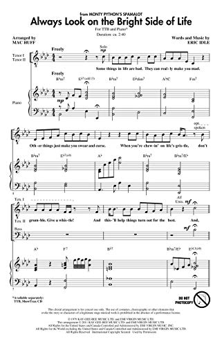 Hal Leonard Always Look on the Bright Side of Life (from Spamalot) ShowTrax CD Arranged by Mac Huff