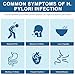 H Pylori Test Kit – 2 PCS at-Home Helicobacter Pylori Self-Test with 99.9% Accuracy – Fast Results in 10-15 Minutes, Easy to Use, No Lab Visit Required