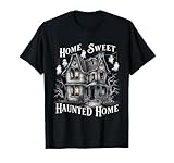 Pour tous ceux qui ont un faible pour le sinistre. Ce design détaillé représente une maison hantée classique entourée de fantômes flottants. Parfait pour les fans d'horreur et d'Halloween qui veulent exprimer leur humour sombre avec style.