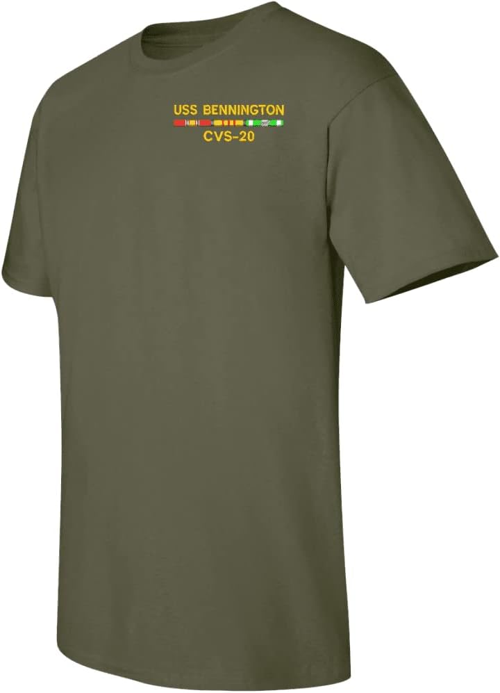 MilitaryBest USS Bennington CVS-20 with Vietnam Service Ribbons T-Shirt