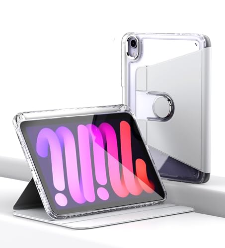 Étui iPad mini 2021 rotatif 360 avec mise en veille automatique et portefeuille