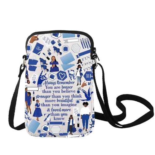 LEVLO Greek Sorority Crossbody Bag Finer Women Gift 1920 Greek Shoulder Bag Pigeon Sorority Sisters Merchandise