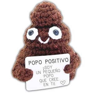 Regalo Original y Divertido | Popo Positivo en Español | Idea Graciosa | Cumpleaños Hombre Mujer Niño Niña Adolescente | Gadget Ideal para Amigos & Compañeros de Oficina | Decoración para Casa