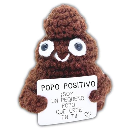 Regalo Original y Divertido | Popo Positivo en Español | Idea Graciosa | Cumpleaños Hombre Mujer Niño Niña Adolescente | Gadget Ideal para Amigos & Compañeros de Oficina | Decoración para Casa