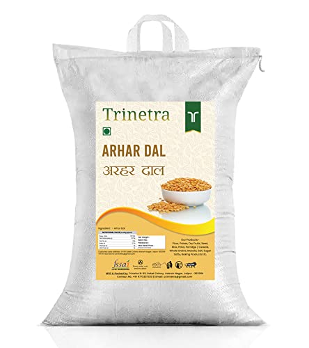 Image of Trinetra Arhar Dal (Toor Dal) | Protein-Rich for Everyday Cooking | 10kg